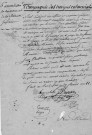 Compagnie des troupes coloniales (5ème arrondissement du département de la Charente inférieure) : certificat de bonne conduite délivré au fusilier Jean Aublain, natif du Lamentin