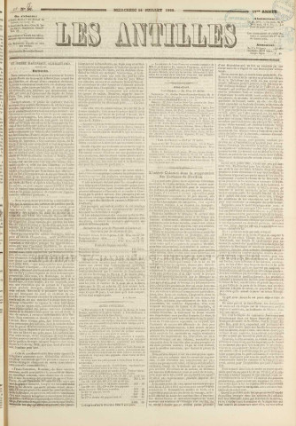 Les Antilles (1869, n° 55 et 56)