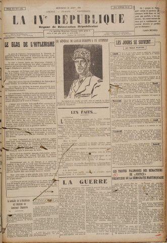 La IVème République (n° 23)