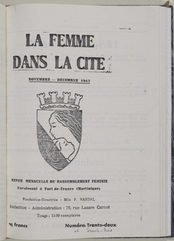 La Femme dans la cité (n° 32-33)