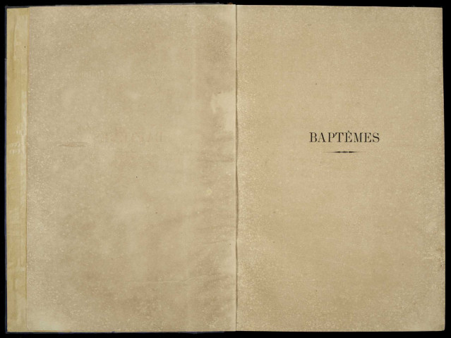 Baptêmes, mariages, sépultures