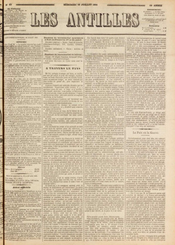 Les Antilles (1886, n° 60)