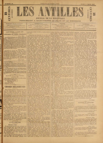 Les Antilles (1897, n° 20)