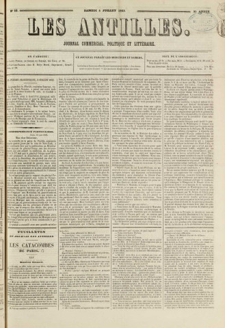 Les Antilles (1863, n° 53)