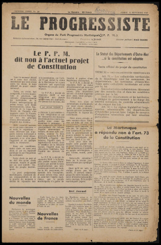 Le Progressiste (n° 24)