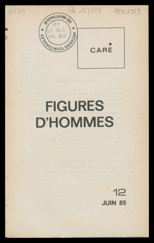 N°12 - Figures d'hommes