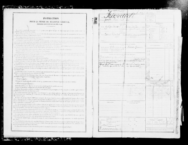 Etats signalétiques et des services, n° 1501 à 1749