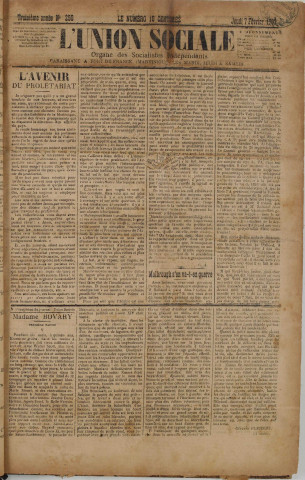 L'Union sociale (n° 250)