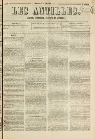 Les Antilles (1863, n° 60)