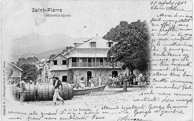 Saint-Pierre (Martinique). La Douane