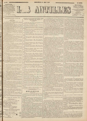 Les Antilles (1888, n° 39)