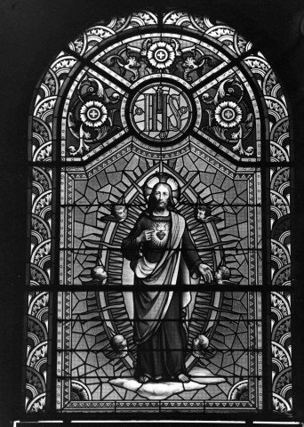 Fort-de-France. Intérieur de la cathédrale : vitraux