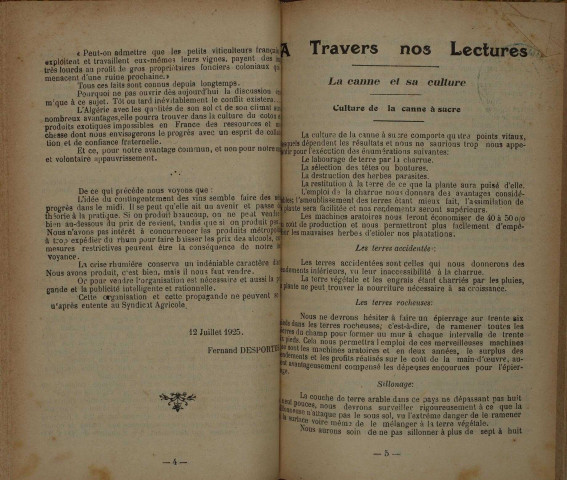 Bulletin du Syndicat des distillateurs agricoles (n° 07/1925)