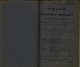 Revue de botanique appliquée et d'agriculture coloniale (n° 15)