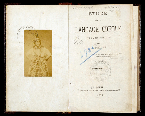 Etude sur le langage créole de la Martinique