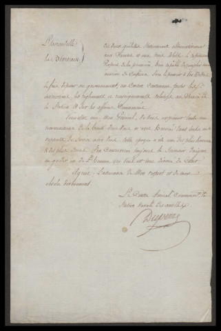 Lettres du contre amiral Duperrey, commandant de la station navale des Antilles