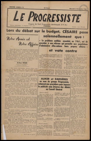 Le Progressiste (n° 72)