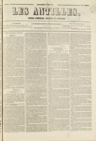 Les Antilles (1864, n° 48)