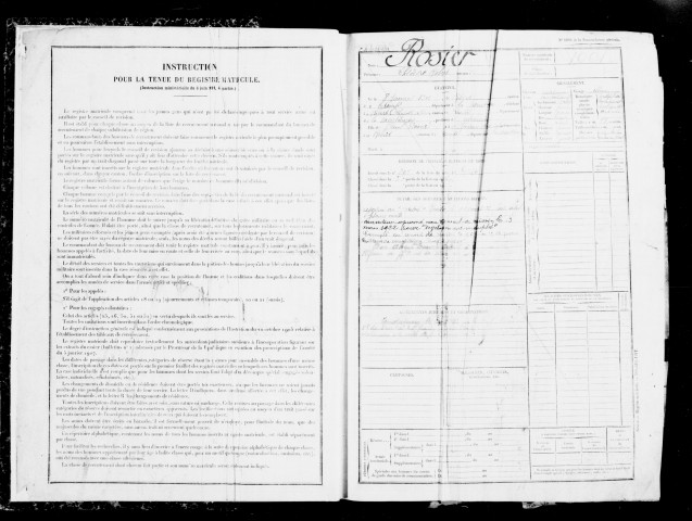 Etats signalétiques et des services, n° 1001 à 1500