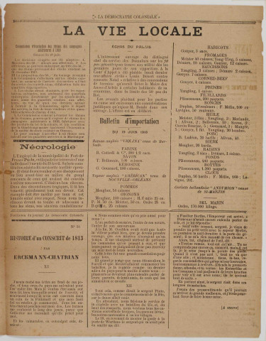 La Démocratie coloniale (n° 149)