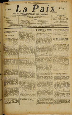 La Paix (n° 87)