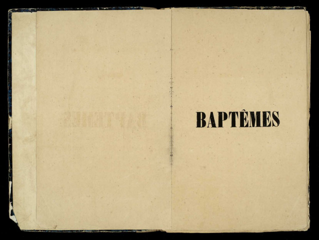 Baptêmes, mariages, sépultures