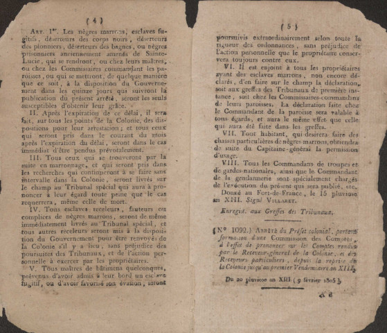Code de la Martinique. tome V : [contenant les actes législatifs de la Colonie de 1805 à 1812 inclusivement]
