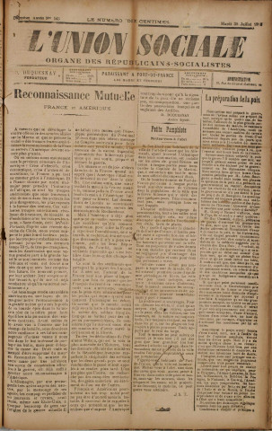 L'Union sociale (n° 543)