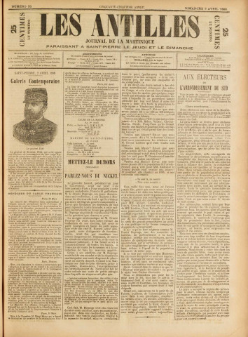 Les Antilles (1898, n° 25)
