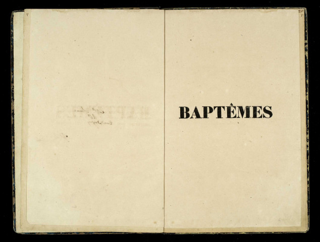 Baptêmes, mariages, sépultures