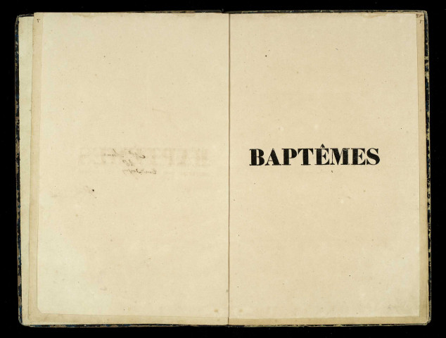 Baptêmes, mariages, sépultures