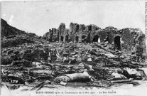 Martinique. Saint Pierre. Après la catastrophe du 8 mai 1902. La rue Bouillé