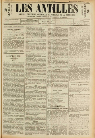 Les Antilles (1900, n° 67)