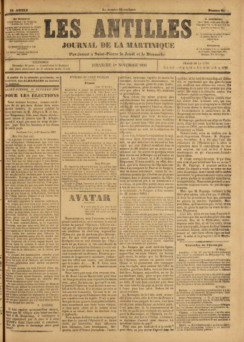 Les Antilles (1896, n° 84)