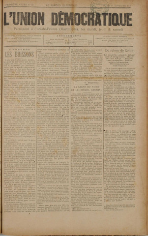 L'Union démocratique (n° 60)