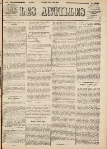 Les Antilles (1888, n° 29)