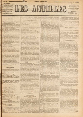 Les Antilles (1884, n° 49)