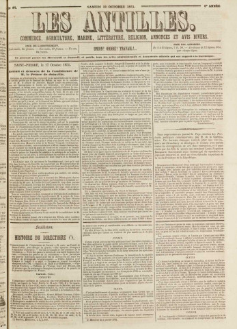 Les Antilles (1851, n° 84)