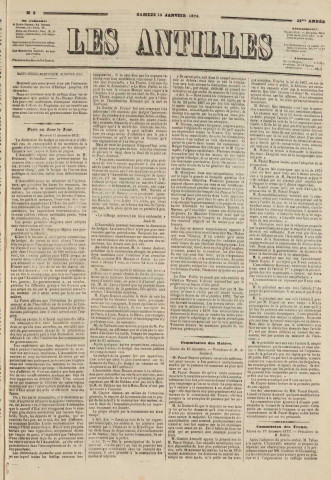Les Antilles (1874, n° 3)