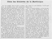 Chez les sinistrés de la Martinique