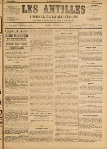 Les Antilles (1897, n° 16)