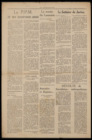 Le Progressiste (n° 6)