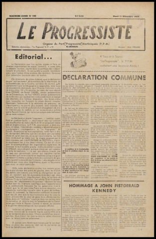 Le Progressiste (n° 100)