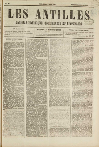 Les Antilles (1868, n° 36)