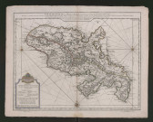 Carte de l'isle de la Martinique