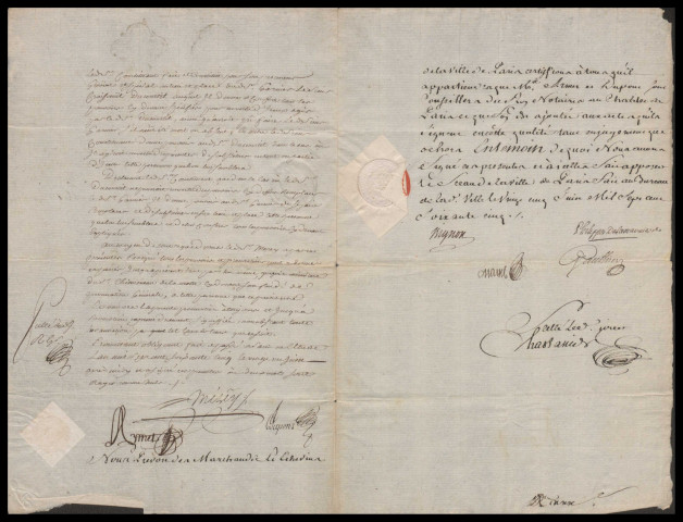 Héritages et gestion d'habitations à Saint-Domingue : actes notariés
