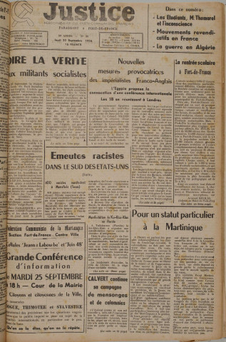 Justice (1956, n° 38)