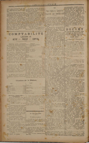 La Parole industrielle (n° 20)