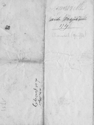 Général Philippe de Senneville (1737-1824). Carrière militaire (en exercice à la Martinique de 1784 à 1787) : correspondance, état-civil