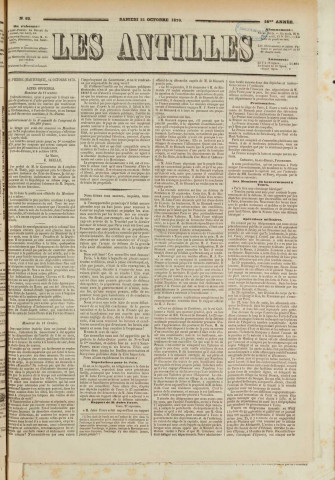 Les Antilles (1870, n° 82)